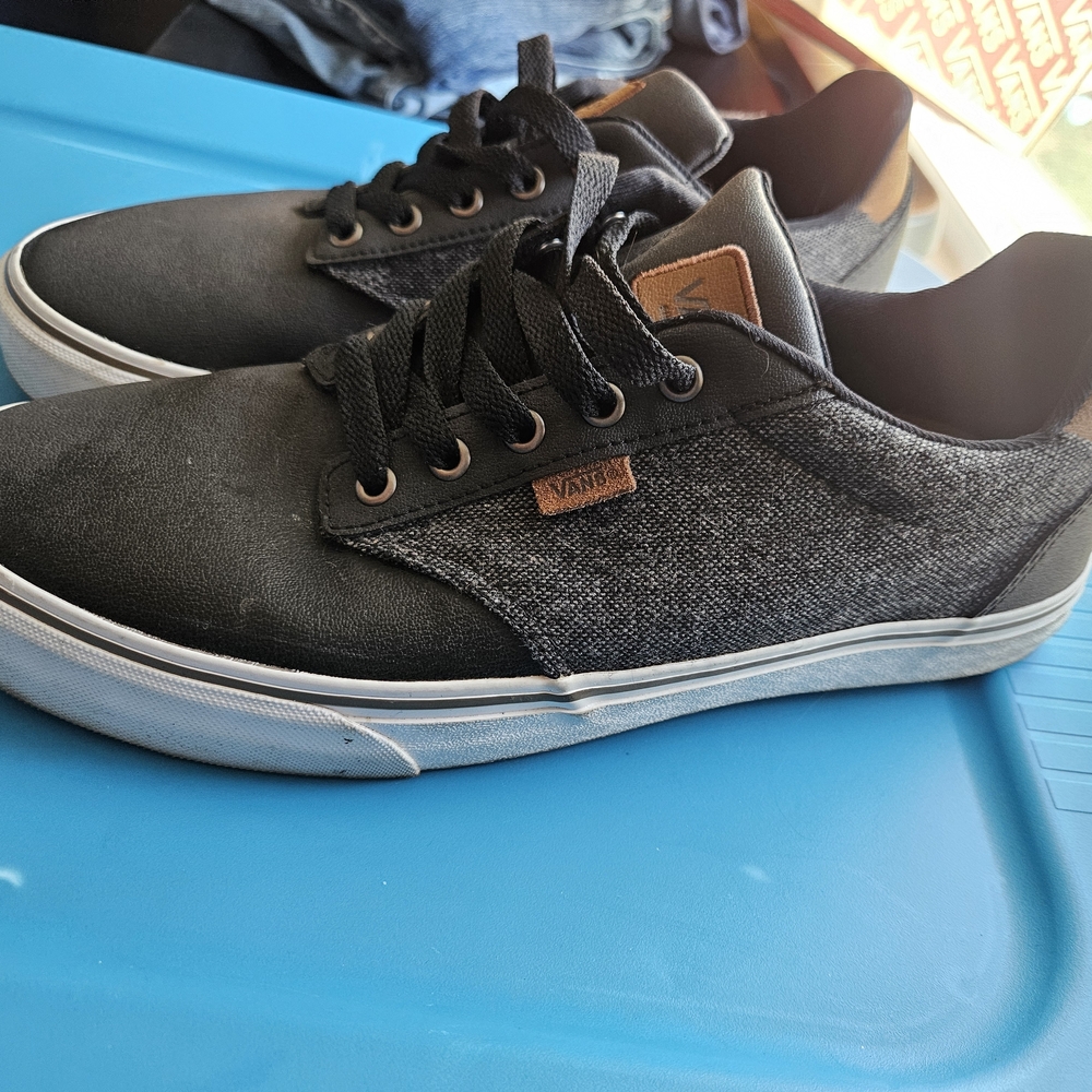Vans Black and Brown Men's Sneakers - Picture 9 of 13